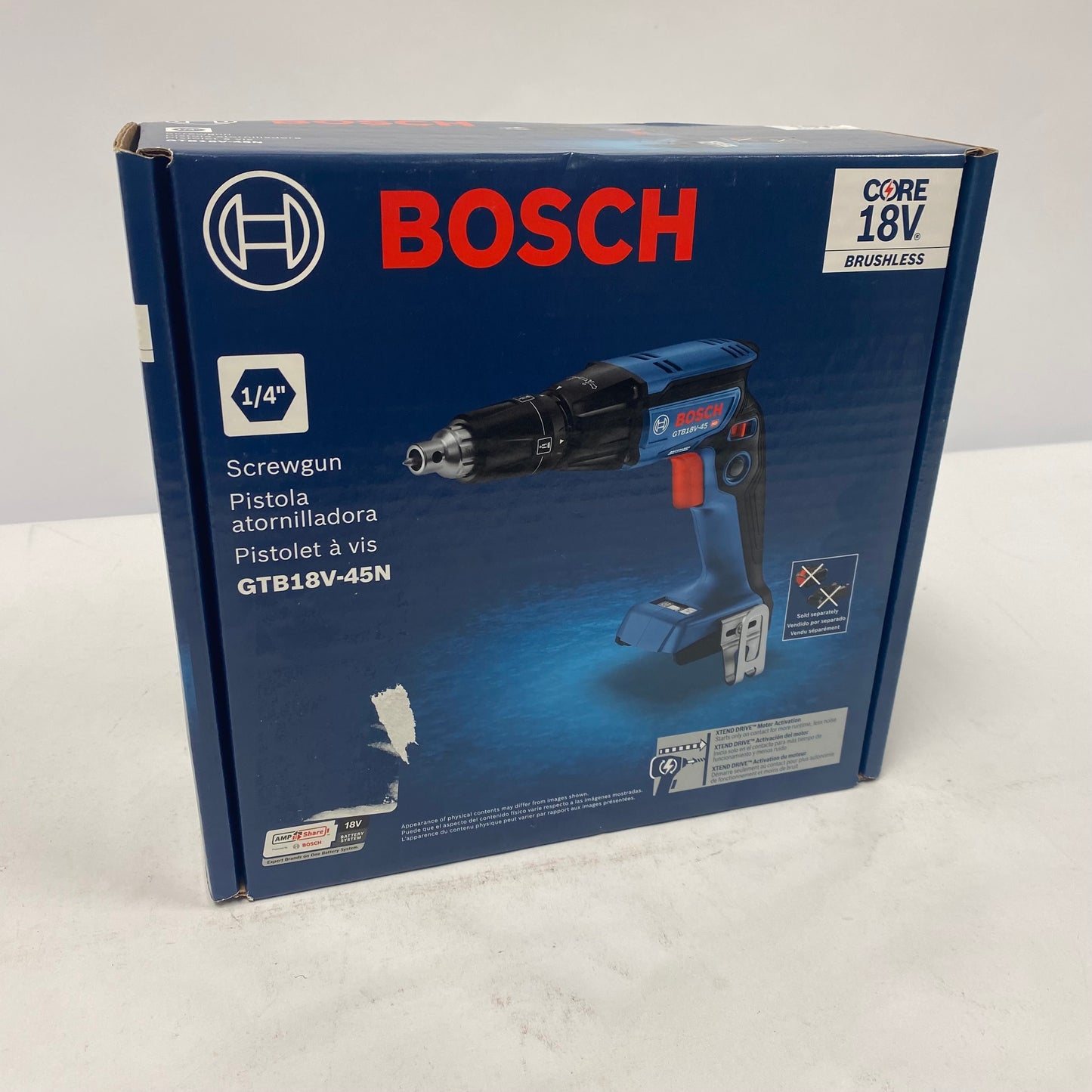 New Bosch GTB18V-45N 18V Screwgun