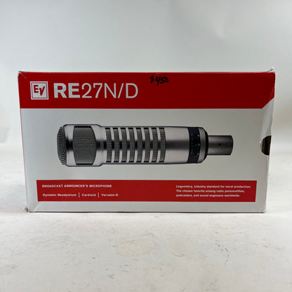 New Electro-Voice re27n/d 40Hz - 20kHz Broadcast Announcer Microphone F01U410843