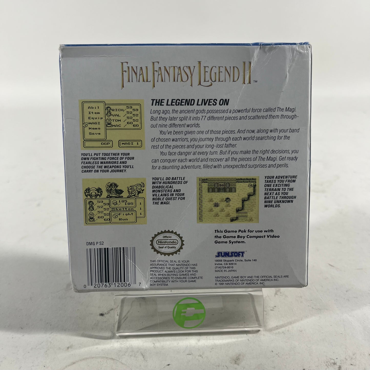 Final Fantasy Legend 2 (Nintendo GameBoy, 1991)