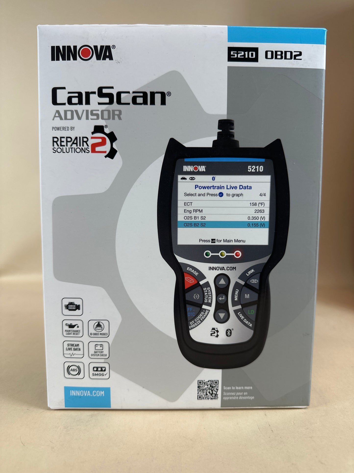 New INNOVA 5210 OBD2 Scanner