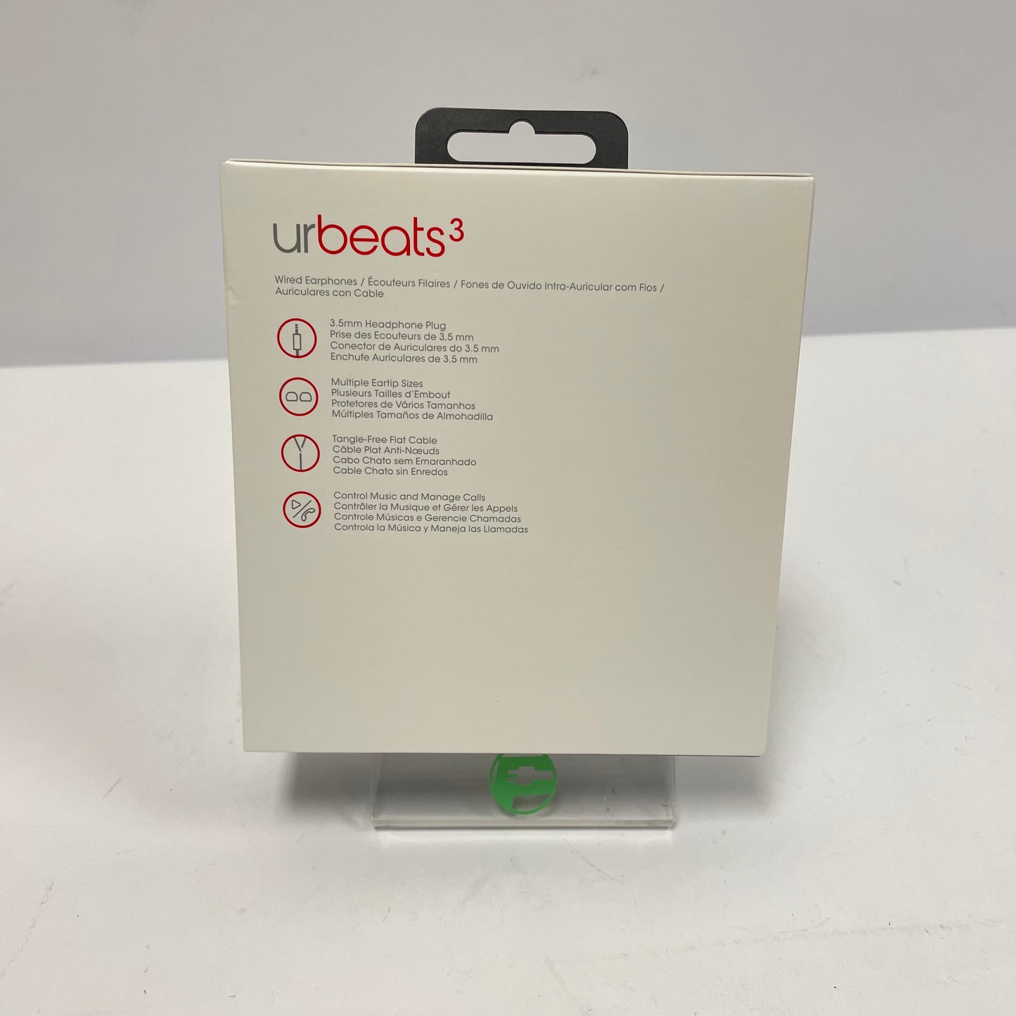 New Beats urBeats3 Wired In-Ear Headphones Black MU982LL/A