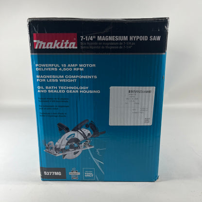 New Makita 5377MG 120V 7-1/4 Magnesium Hypoid Saw