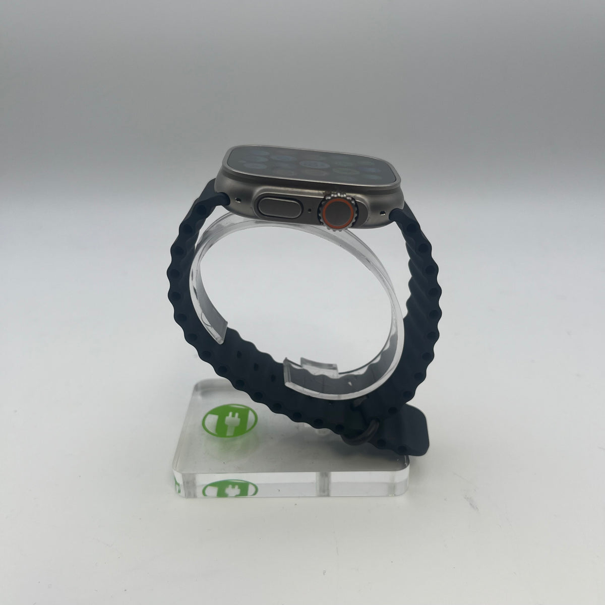GPS Only Apple Watch Ultra 2 49MM Natural Titanium Black Solo Loop MREP3LL/A
