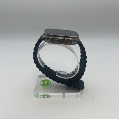 GPS Only Apple Watch Ultra 2 49MM Natural Titanium Black Solo Loop MREP3LL/A