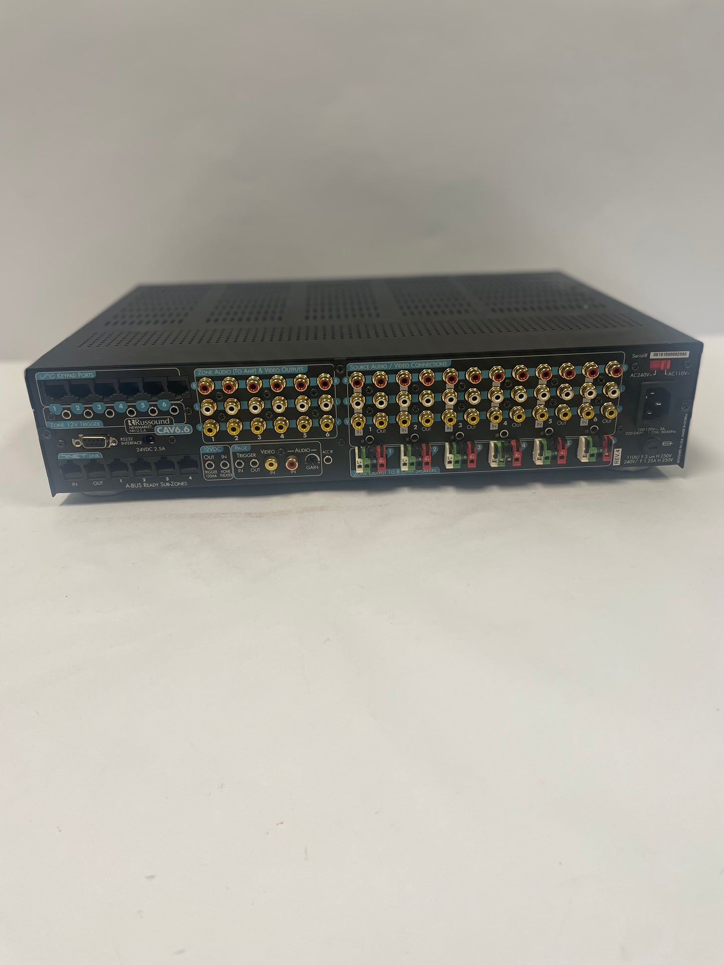 Russound Cav6.6 Controller Power Amplifer CAV6.6