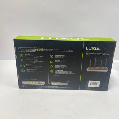 New Luxul Epic 3 Dual-Band Wireless Router Wireless Router XWR-3150
