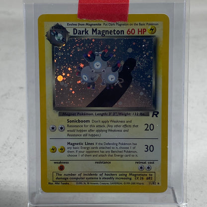 Pokémon TCG Team Rocket Dark Magneton  11/82 Holo English