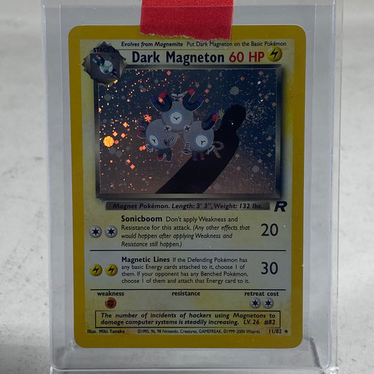 Pokémon TCG Team Rocket Dark Magneton  11/82 Holo English