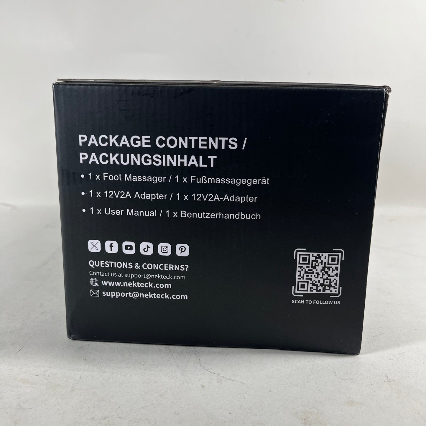 New Nekteck Foot Massager NK-FM12