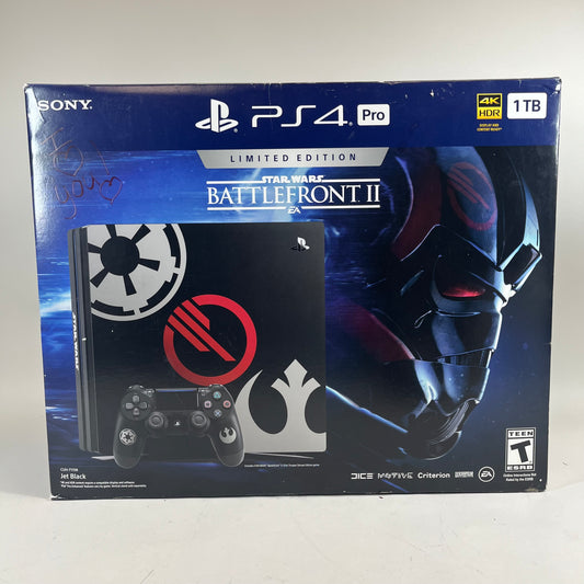 Sony PlayStation 4 Pro PS4 1TB Star Wars Edition Console Gaming System CUH-7115B