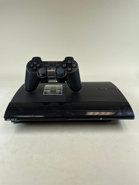 Sony PlayStation 3 Super Slim PS3 500GB Black Console Gaming System CECH-4301C
