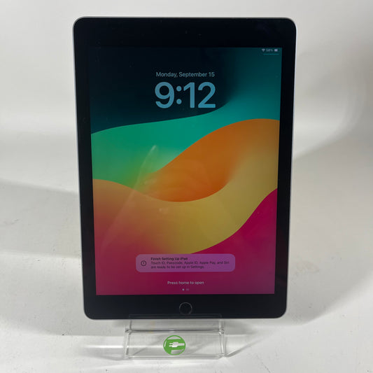 WiFi Only Apple iPad 6th Gen 32GB 17.7.8 Space gray MR7F2LL/A