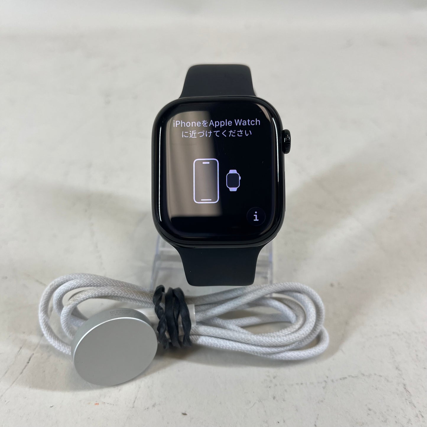 GPS Only Apple Watch Series 10 46MM Black Aluminum Black Sport Band MWWQ3LW/A