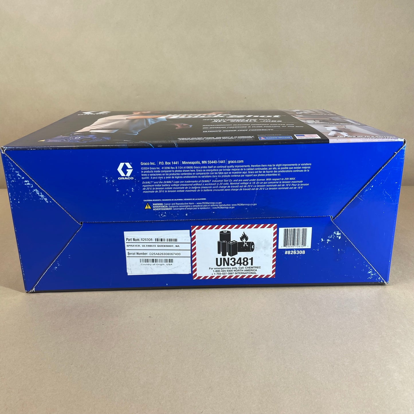 New Graco Ultimate Quick Shot 826308 20V Electric Airless Portable Sprayer