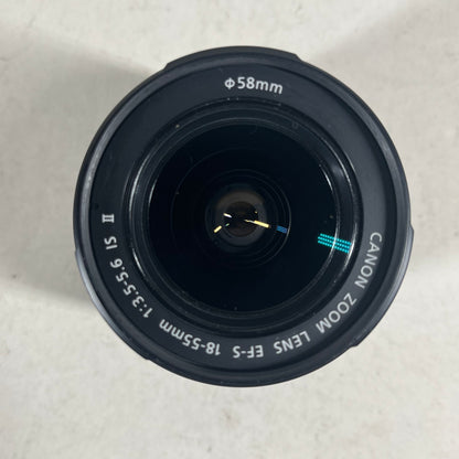 Canon EOS Rebel T6 18.0MP Digital SLR DSLR Camera Lens Combo