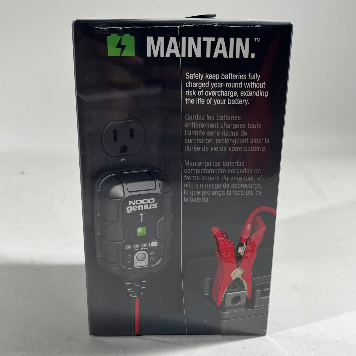 New Noco Genius 1 Battery Trickle Charger Maintainer