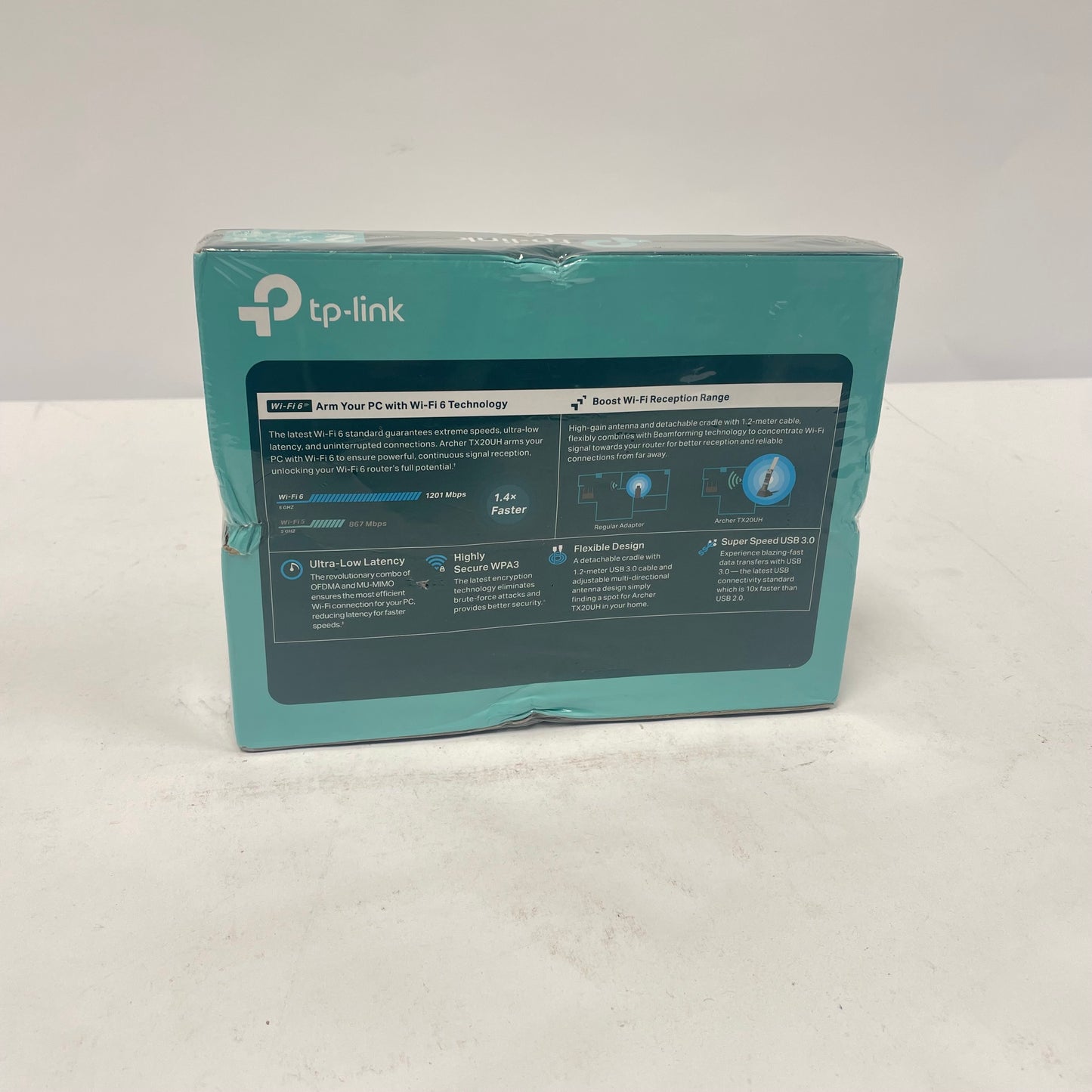 New TP-Link AX1800 USB Adapter ARCHER TX20UH
