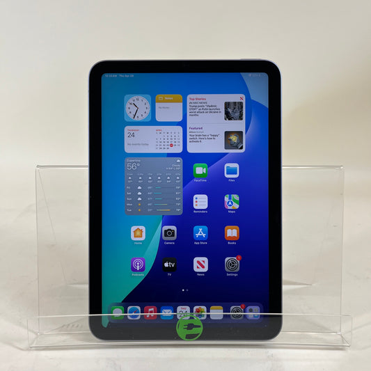 WiFi Only Apple iPad Mini 6th Gen 64GB 18.0.1 PURPLE MK7R3LL/A