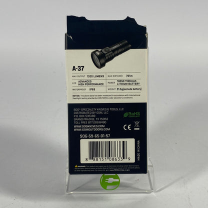 New SOG A37 LED FLSHLIGHT S0G-59-65-01-57