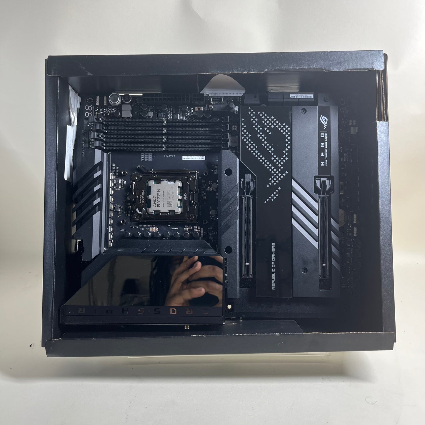 ASUS ROG Crosshair X670E Hero AMD AM5 ATX Ryzen 9 7900X Combo