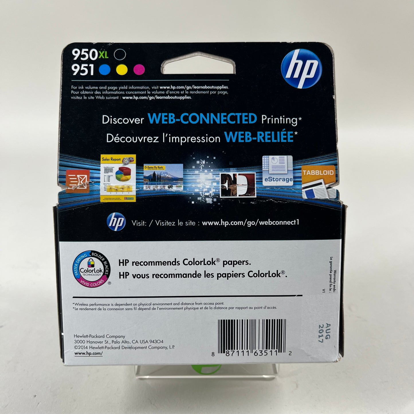 New HP 950XL C2P01FN Black Ink Cartridge