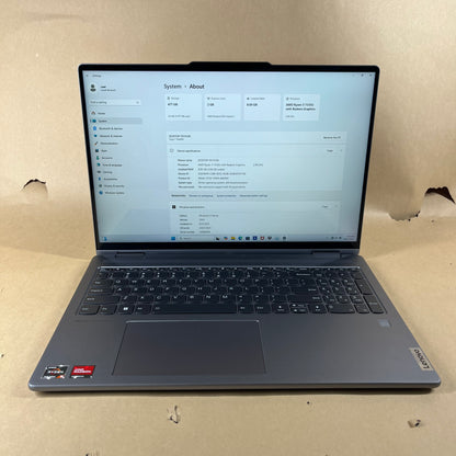 Lenovo Yoga 7 16ARP8 16" AMD Ryzen 5 7535u 2.9GHz 8GB RAM 512GB SSD
