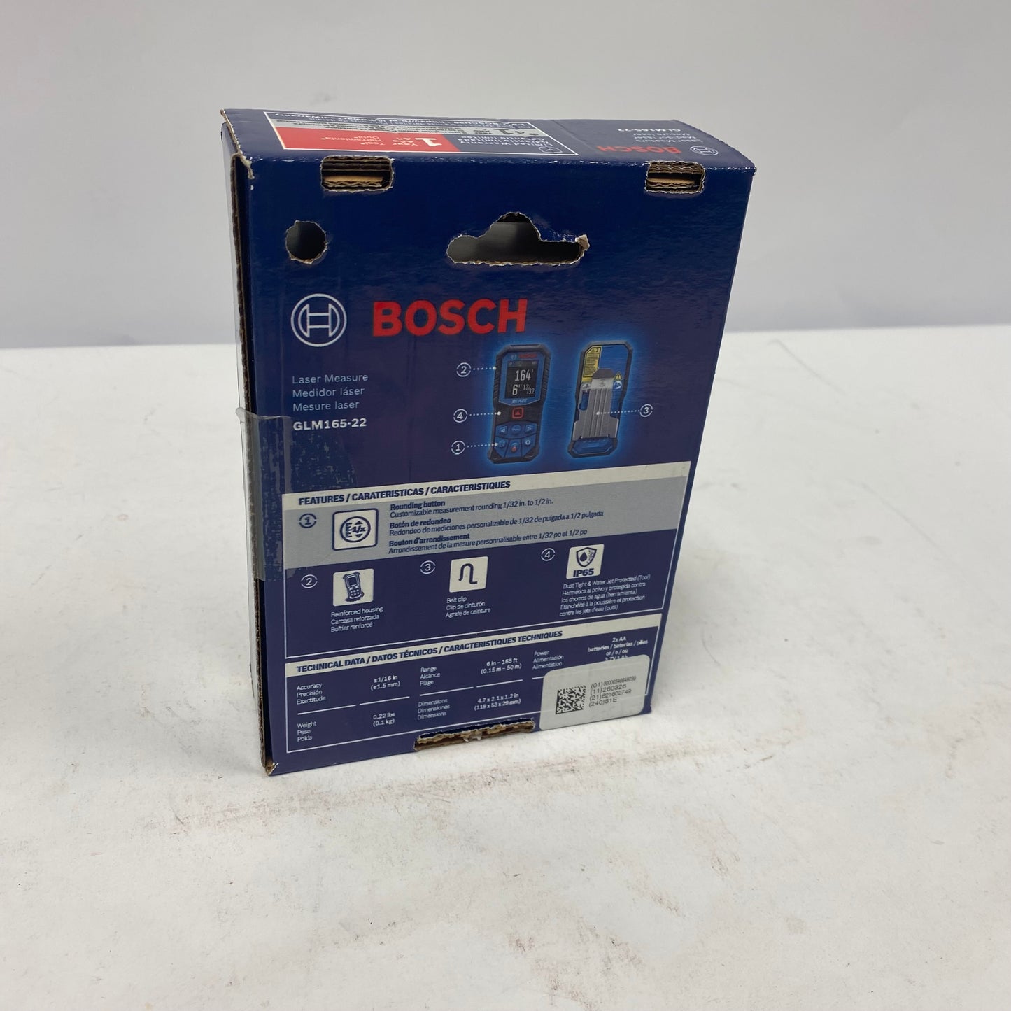 New Bosch GLM165-22 3V Laser Measure