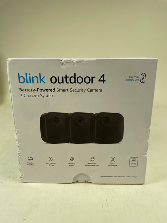 New Blink Outdoor 4 Smart Security Camera Black