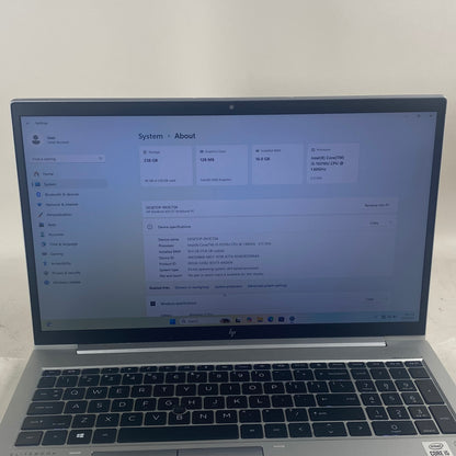 HP EliteBook 850 G7 15.6" I5-10210U 1.6GHz 16GB RAM 256GB SSD