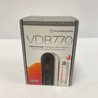 New Alarm.Com VDB770 Video Doorbell VDB770