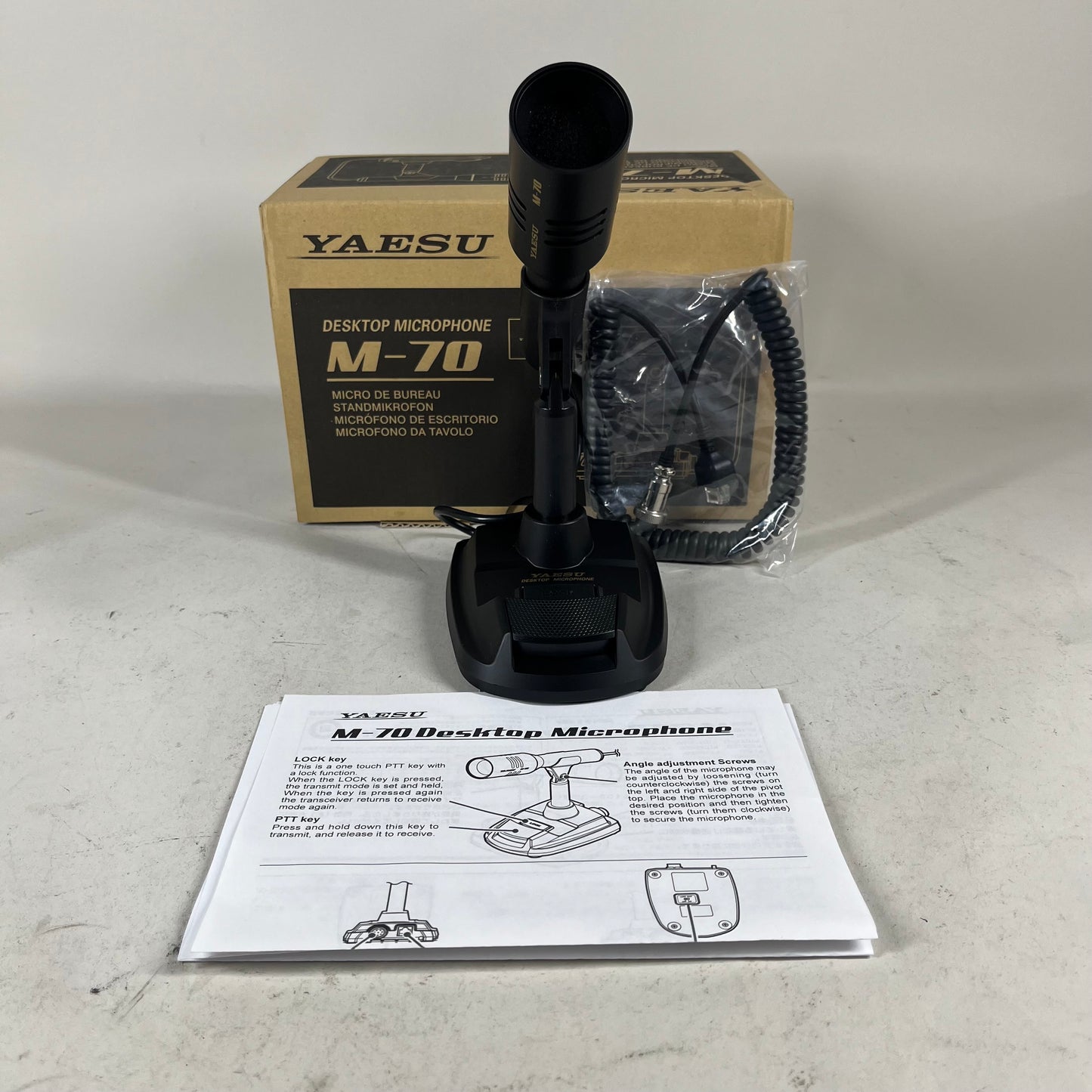 Yaesu M-70 Microphone M70D