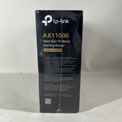New TP-Link ARCHER Tri Band WiFi 6 AX11000 Gaming Router