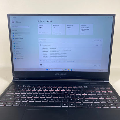 Vector Maingear MG--VCTR002-2060 15.6" i7-10750H 2.6GHz 32GB RAM 1TB SSD 