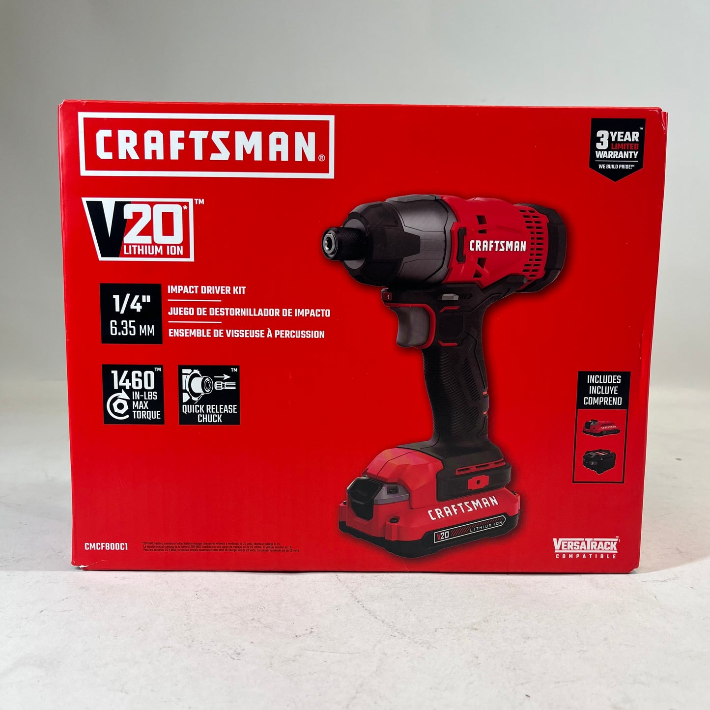New Craftsman CMCFB00C1 20V Impact Driver Kit