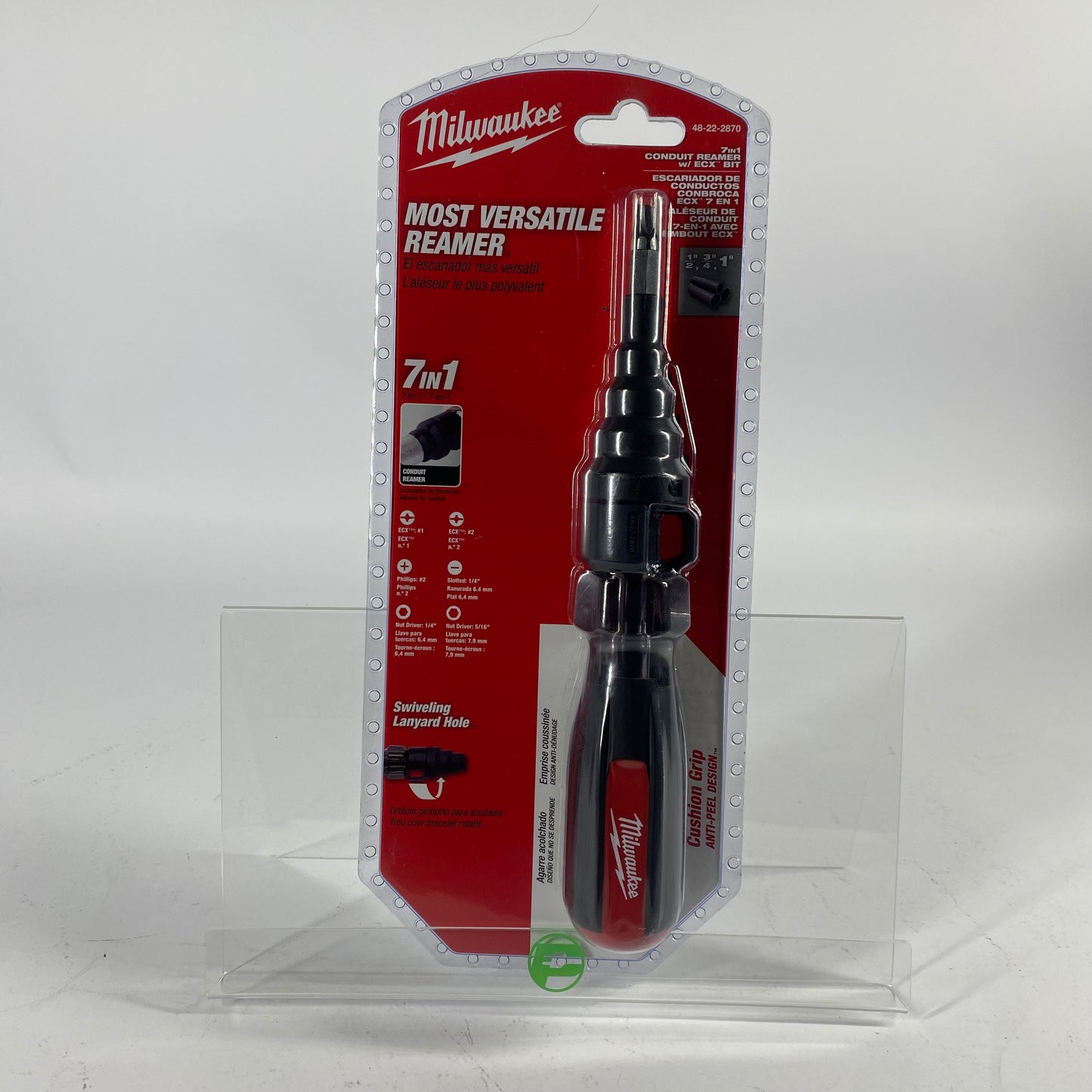 New Milwaukee 48-22-2870 7 in 1 Conduit Reamer