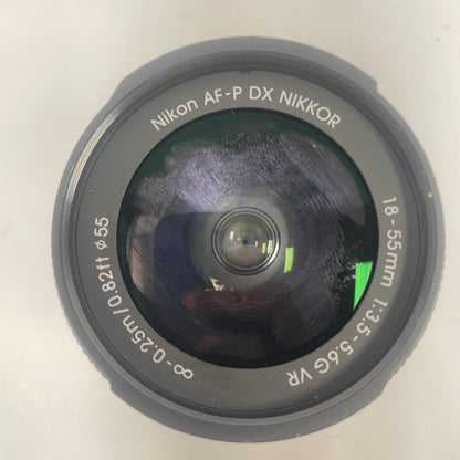Nikon AF-P DX NIKKOR 18-55mm f/3.5-5.6 VR Auto & Manual Lens F