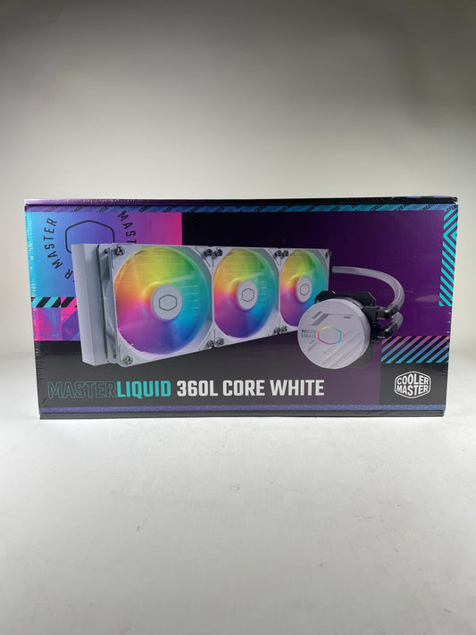 New Cooler Master Master Liquid 360L Core White Computer Liquid Cooler