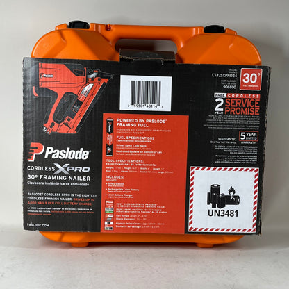 New Paslode Cordless XPro CF325XPRO24 3-1/4" 30° Framing Nailer