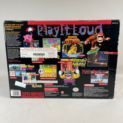 New Nintendo Super Nintendo Entertainment System SNES Video Game Console SNS-001