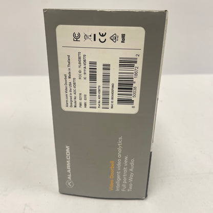 New Alarm.Com VDB770 Video Doorbell VDB770