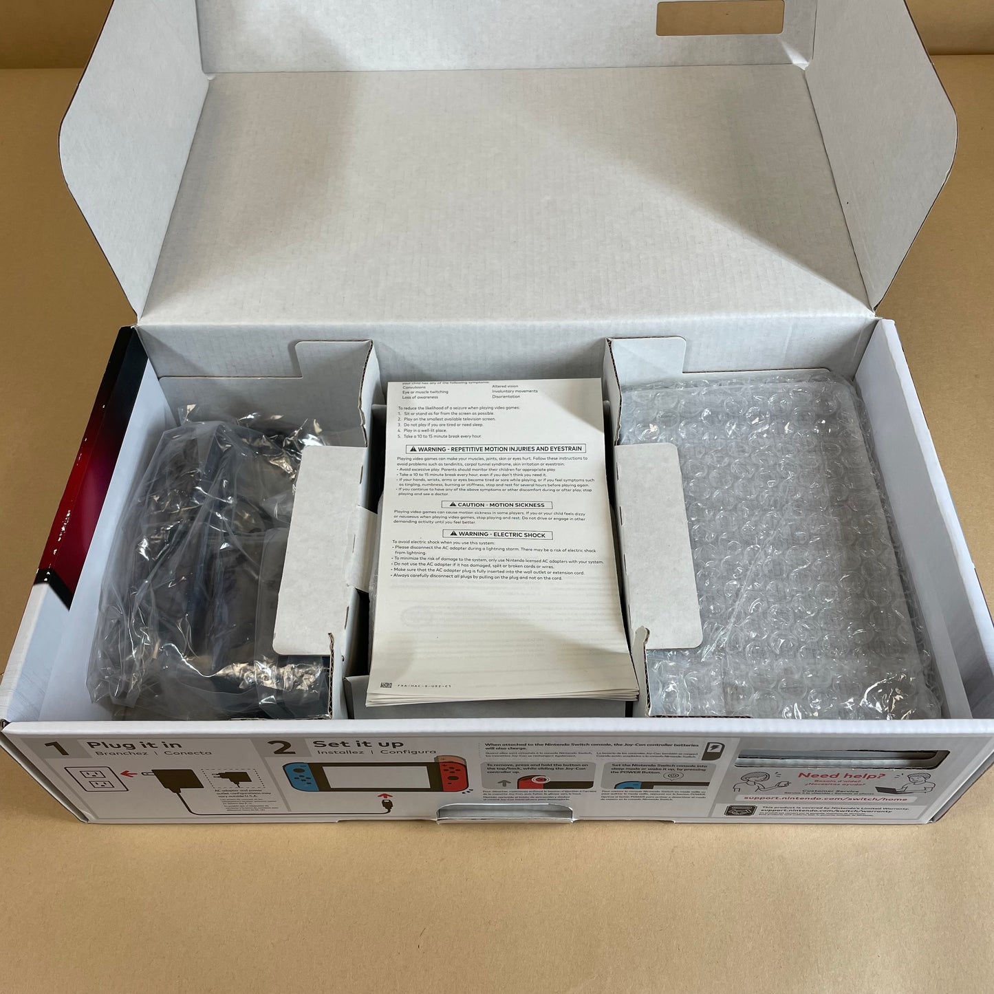 Nintendo Switch v1 HAC-001 Red/Blue