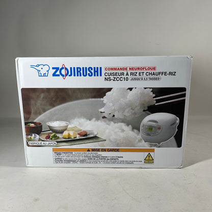 New Zojirushi 5.5 Cup Rice Cooker NS-ZCC10-WZ
