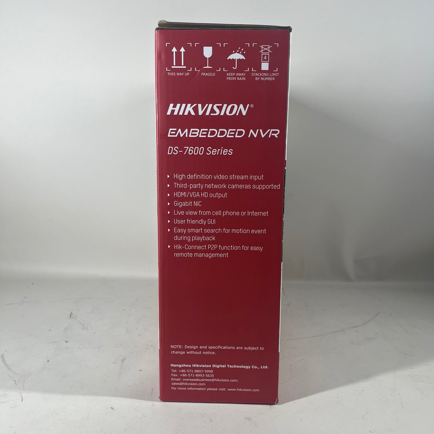 New Hikvision DS-7600 Network Video Recorder DS-7608NI-Q2/8P