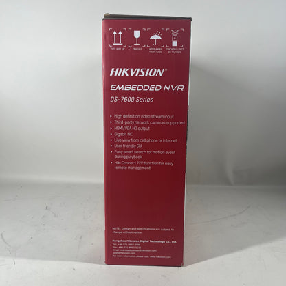 New Hikvision DS-7600 Network Video Recorder DS-7608NI-Q2/8P