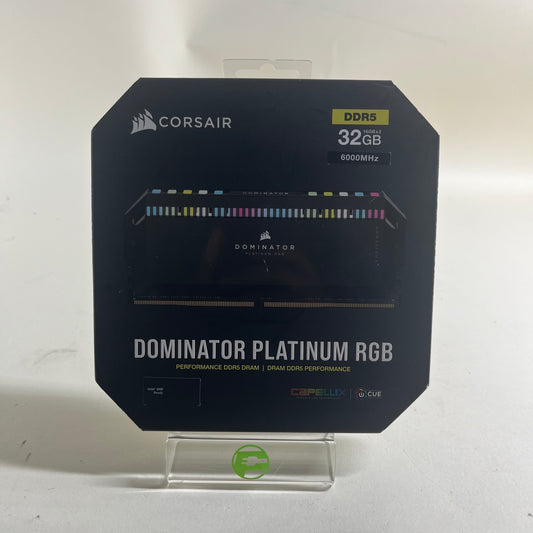 Corsair Dominator Platinum RGB 32GB (2x16GB) RAM DDR5 6000MT/s 