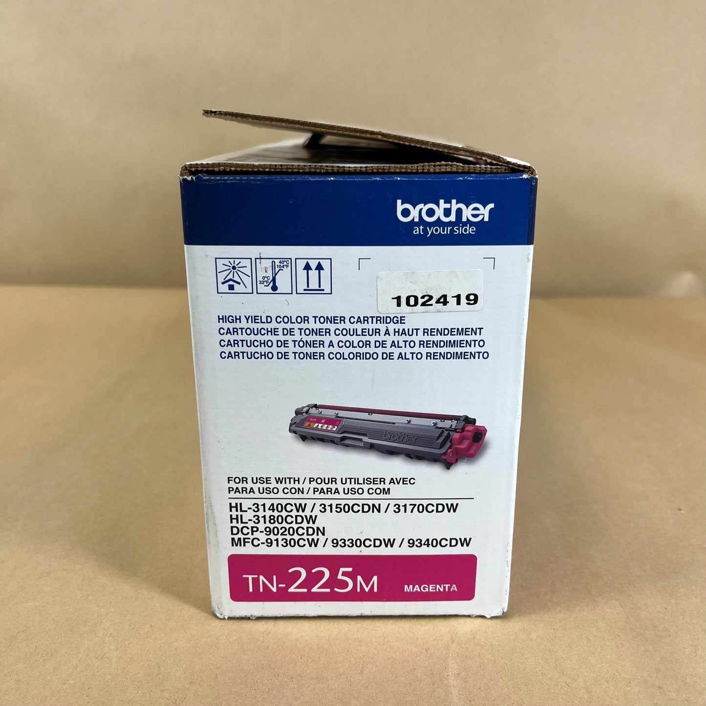 New Brother TN225 Tn-225M Magenta Toner Cartridge