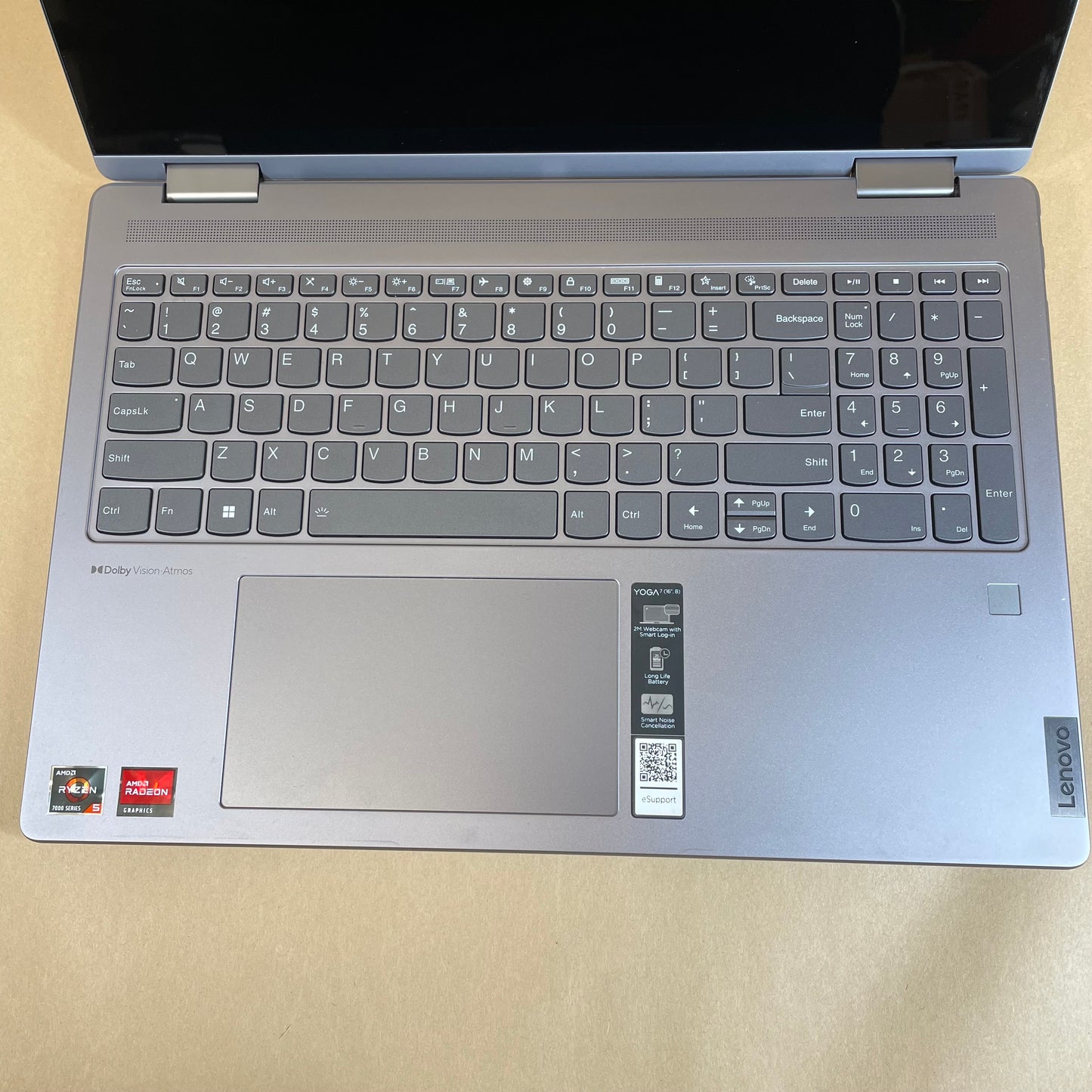 Lenovo Yoga 7 16ARP8 16" RYZEN 5 7535U 2.9GHz 8GB RAM 512GB SSD