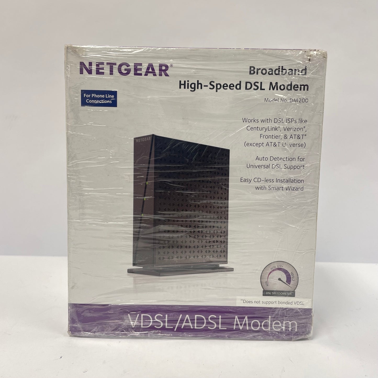 New Netgear DM200 Broadband High-Speed DSL Modem DM200-100NAS