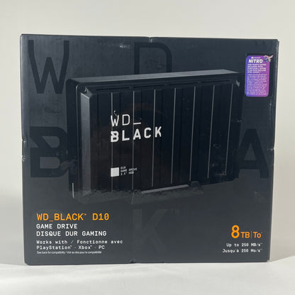 New Western Digital WD Portable Gaming Drive 8TB 3.2 Gen 1 HDD