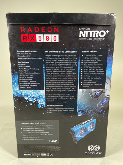 Sapphire Pulse Radeon RX 580 8GB GDDR5 Graphics Card